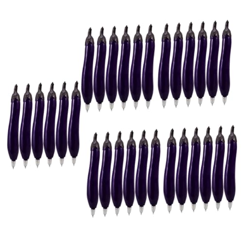 OSALADI 5 Sätze Kugelschreiber -kühlschrankaufkleber Dekorative Kugelschreiber Neuheitstifte Künstliche Aubergine Einzigartige Gemüsestifte Süßer Cartoon-stift Magnet Violett 6 Stück * 5 OSALADI 5 Sätze Kugelschreiber -kühlschrankaufkleber Dekorative Kugelschreiber Neuheitstifte Künstliche Aubergine Einzigartige Gemüsestifte Süßer Cartoon-stift Magnet Violett 6 Stück * 5 von OSALADI