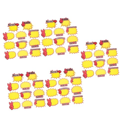 OSALADI 5 Sätze Leeres Stern -tag Supermarkt Liefert Kleine Einzelhandelsschilder Preisschilder Für Supermarkt Fahrzeugverkaufsschilds Kennzeichnung Von Etiketten Papier 400 Stück * 5 OSALADI 5 Sätze Leeres Stern -tag Supermarkt Liefert Kleine Einzelhandelsschilder Preisschilder Für Supermarkt Fahrzeugverkaufsschilds Kennzeichnung Von Etiketten Papier 400 Stück * 5 von OSALADI