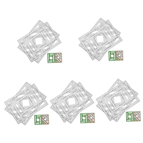 OSALADI 5 Sätze Lesezeichen-stanzformen Prägung Cutter Handwerksbedarf Sammelalbum Sterben Groß Schablonen Schneiden Stanzformen Für Grußkarten Scrapbooking Decor Metall Silber 2 Stück * 5 OSALADI 5 Sätze Lesezeichen-stanzformen Prägung Cutter Handwerksbedarf Sammelalbum Sterben Groß Schablonen Schneiden Stanzformen Für Grußkarten Scrapbooking Decor Metall Silber 2 Stück * 5 von OSALADI