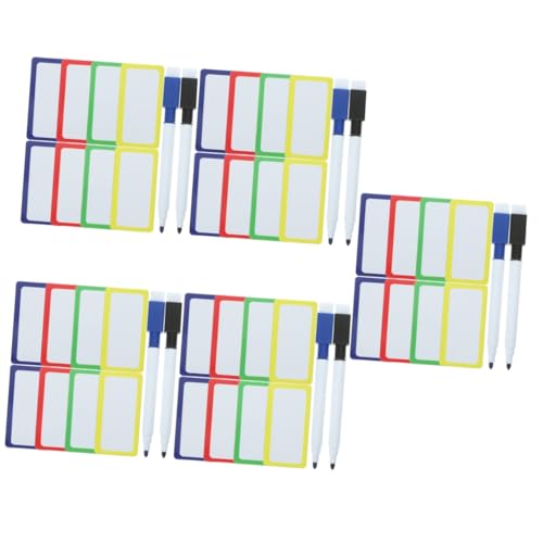 OSALADI 5 Sätze Magnetische Whiteboardetiketten Wiederverwendbare Trockenlöschmagneten für Organisation Markierung und Anzeige Whiteboards und Kühlschränken Zufällige Farbe OSALADI 5 Sätze Magnetische Whiteboardetiketten Wiederverwendbare Trockenlöschmagneten für Organisation Markierung und Anzeige Whiteboards und Kühlschränken Zufällige Farbe von OSALADI