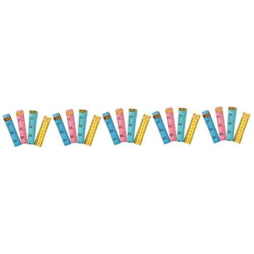 OSALADI 5 Sätze Messung Des Weichen Lineers Nähen Maßband Für Kleidung Weiches Maßband Klebeband Für Den Körper Messen Taille Klebeband Maßnahme Maßbänder Pvc-kunststoff 4 Stück * 5 OSALADI 5 Sätze Messung Des Weichen Lineers Nähen Maßband Für Kleidung Weiches Maßband Klebeband Für Den Körper Messen Taille Klebeband Maßnahme Maßbänder Pvc-kunststoff 4 Stück * 5 von OSALADI