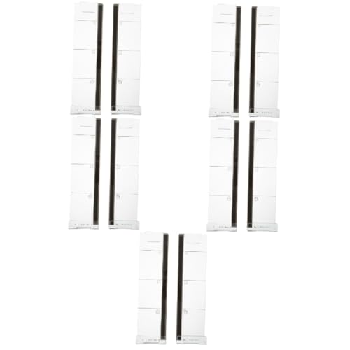 OSALADI 5 Sätze Monitor Memo Board Acryl Nachrichtentafel Für Computer Transparentes Notizen Board Für Bildschirm Zubehör Für Büro Und Home Office Einfache 2 Stücke * 5 von OSALADI