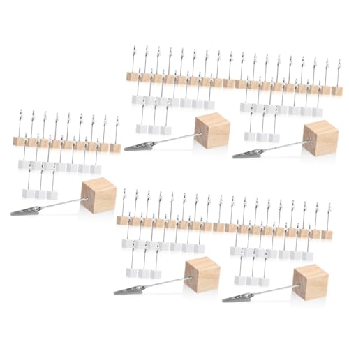 OSALADI 5 Sätze Notizordner Tischkartenhalter Platzkarten Bildhalter Gruß Empfangsbedarf Sitzkartenhalter Tischmenühalter Mitteilungscliphalter Kartenplatzierungsclips Holz 20 Stück * 5 OSALADI 5 Sätze Notizordner Tischkartenhalter Platzkarten Bildhalter Gruß Empfangsbedarf Sitzkartenhalter Tischmenühalter Mitteilungscliphalter Kartenplatzierungsclips Holz 20 Stück * 5 von OSALADI