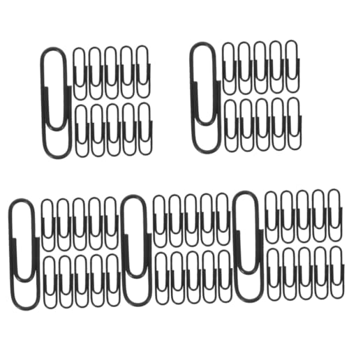 OSALADI 5 Sätze Paperclip Briefpapier Binder Büroklammer Papierclips Dokumentclips Kleine Büroklammern Clips Briefpapier Büroklammern Für Akte Bürobedarf Büroklammern Schwarz Plastik OSALADI 5 Sätze Paperclip Briefpapier Binder Büroklammer Papierclips Dokumentclips Kleine Büroklammern Clips Briefpapier Büroklammern Für Akte Bürobedarf Büroklammern Schwarz Plastik von OSALADI