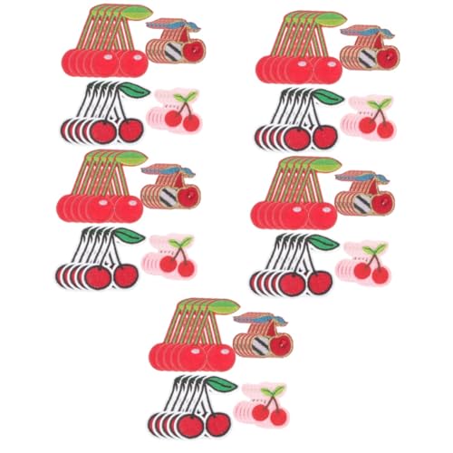 OSALADI 5 Sätze Patches Bestickte Bügel Und Näh Patches Für Kleidung Taschen Und Diy Projekte Hautfreundlich Und Langlebig Zur Dekoration Und Reparatur Von Textilien 20 Stück * 5 von OSALADI