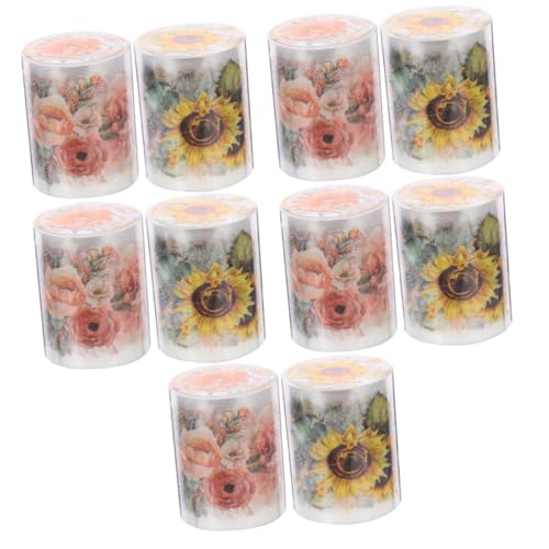 OSALADI 5 Sätze Pflanzenhandbuch Klebeband Dekoratives Klebeband Für Scrapbooking Und Tagebuch Pro Selbstklebend Diy Projekte Und Bastelarbeiten 2 Rollen * 5 OSALADI 5 Sätze Pflanzenhandbuch Klebeband Dekoratives Klebeband Für Scrapbooking Und Tagebuch Pro Selbstklebend Diy Projekte Und Bastelarbeiten 2 Rollen * 5 von OSALADI