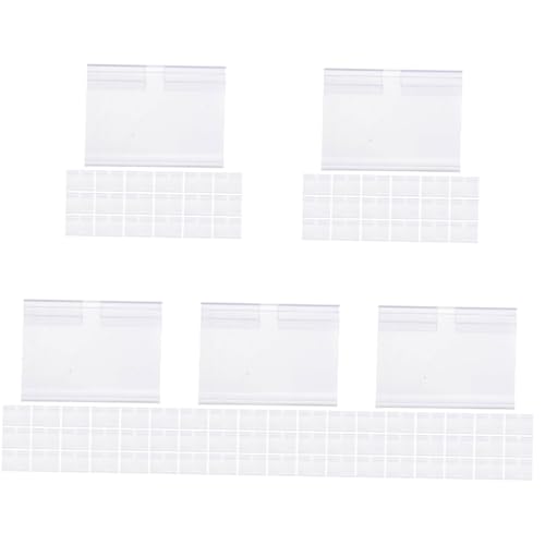 OSALADI 5 Sätze Preisetikettenhalter Aus Pvc Transparente Clips Für Supermarkt Und Einzelhandel Beschreibbar Robust Und Langlebig Lösung Für Einfache Etikettierung 50 Stück * 5 OSALADI 5 Sätze Preisetikettenhalter Aus Pvc Transparente Clips Für Supermarkt Und Einzelhandel Beschreibbar Robust Und Langlebig Lösung Für Einfache Etikettierung 50 Stück * 5 von OSALADI