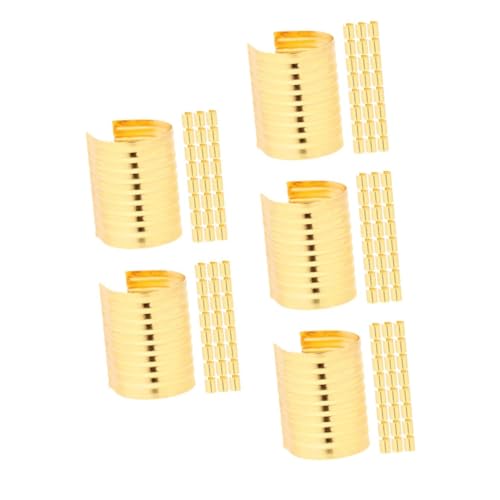 OSALADI 5 Sätze Quasten -schwanzklemme Crimps Zylindrisch Verschluss Halskette Endet Zur Schmuckherstellung Crimpen Öffnung Kabel Schnüre Eisen Golden 100 Stück * 5 OSALADI 5 Sätze Quasten -schwanzklemme Crimps Zylindrisch Verschluss Halskette Endet Zur Schmuckherstellung Crimpen Öffnung Kabel Schnüre Eisen Golden 100 Stück * 5 von OSALADI