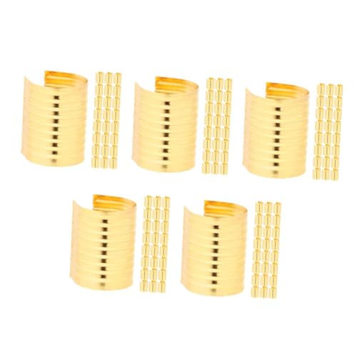 OSALADI 5 Sätze Quasten -schwanzklemme Öffnung Crimpen Ende Karabinerhaken Zylindrisch Crimps Bandklemmen Schmuckklammern Lederclip Schmuckklemme Eisen Golden 100 Stück * 5 OSALADI 5 Sätze Quasten -schwanzklemme Öffnung Crimpen Ende Karabinerhaken Zylindrisch Crimps Bandklemmen Schmuckklammern Lederclip Schmuckklemme Eisen Golden 100 Stück * 5 von OSALADI