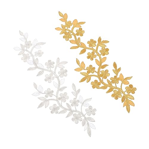 OSALADI 5 Sätze Rattan Aufnäher Bestickte Applikationen Für Diy Kleidung Gold Und Silberfarbene Patches Für Taschen Jacken Und Accessoires 2 Stück * 5 OSALADI 5 Sätze Rattan Aufnäher Bestickte Applikationen Für Diy Kleidung Gold Und Silberfarbene Patches Für Taschen Jacken Und Accessoires 2 Stück * 5 von OSALADI