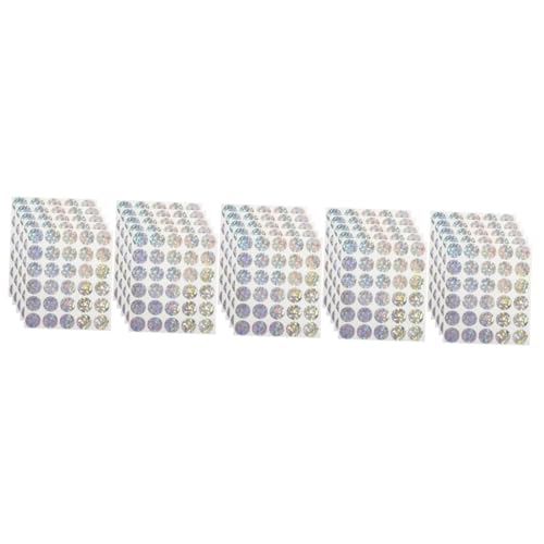 OSALADI 5 Sätze Rubbelkarten-aufkleber Name Lose Preise Abrubbeln Handwerk Lose Abrubbeln Aufkleber-tickets Abrubbeln Kratzaufkleber Aufkleberkratzer Papier 5 Blätter * 5 von OSALADI