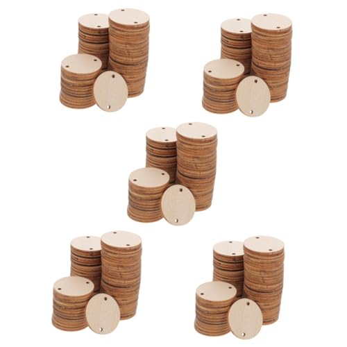 OSALADI 5 Sätze Runde Holzscheiben Unbehandelte Holz Ausschnitte Diy Holzornamente Für Bastelprojekte Dicke Dekorationen Und Malprojekte 100 Stück * 5 OSALADI 5 Sätze Runde Holzscheiben Unbehandelte Holz Ausschnitte Diy Holzornamente Für Bastelprojekte Dicke Dekorationen Und Malprojekte 100 Stück * 5 von OSALADI