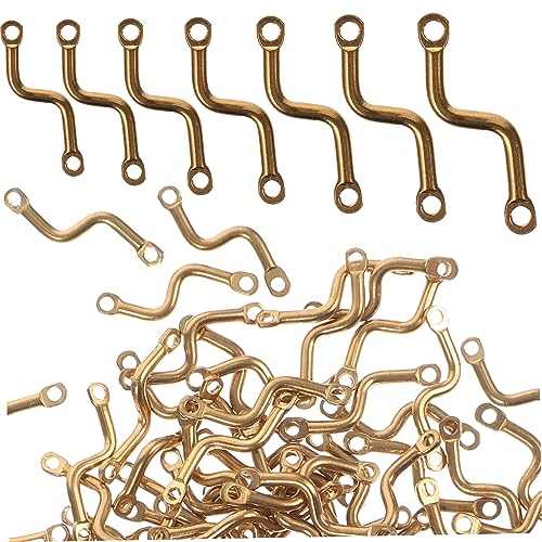 OSALADI 5 Sätze S Förmige Schmuckverbindungsstäbe Für Diy Armbänder Und Ohrringe Praktische Schmuckteile Für Bastelprojekte 150 Stück * 5 OSALADI 5 Sätze S Förmige Schmuckverbindungsstäbe Für Diy Armbänder Und Ohrringe Praktische Schmuckteile Für Bastelprojekte 150 Stück * 5 von OSALADI