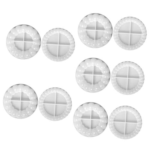 OSALADI 5 Sätze Seifenblasen-untersetzerform Fondantformen Silikonformen Geformt Groß Kaffee Wohnkultur Schimmel Silikon-untersetzerform Epoxid-gießform Kieselgel Weiß 2 Stücke * 5 OSALADI 5 Sätze Seifenblasen-untersetzerform Fondantformen Silikonformen Geformt Groß Kaffee Wohnkultur Schimmel Silikon-untersetzerform Epoxid-gießform Kieselgel Weiß 2 Stücke * 5 von OSALADI