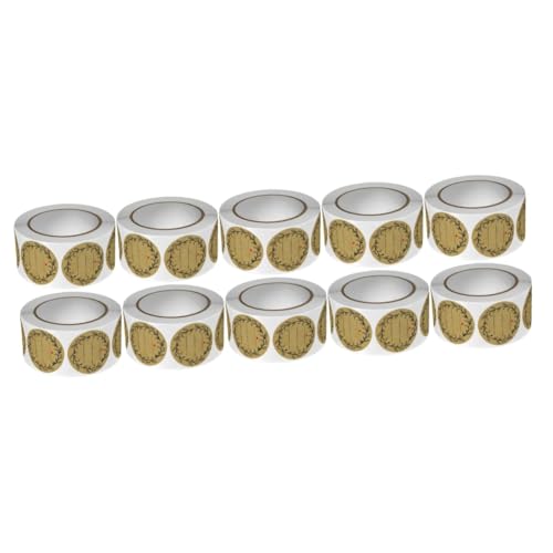 OSALADI 5 Sätze Selbstklebende Etikettenaufkleber Name Klebstoff Verpackungsaufkleber Aufkleber-etiketten Siegeletikettenaufkleber Siegel Aufkleber Kraftpapier Khaki 2 Rollen * 5 OSALADI 5 Sätze Selbstklebende Etikettenaufkleber Name Klebstoff Verpackungsaufkleber Aufkleber-etiketten Siegeletikettenaufkleber Siegel Aufkleber Kraftpapier Khaki 2 Rollen * 5 von OSALADI