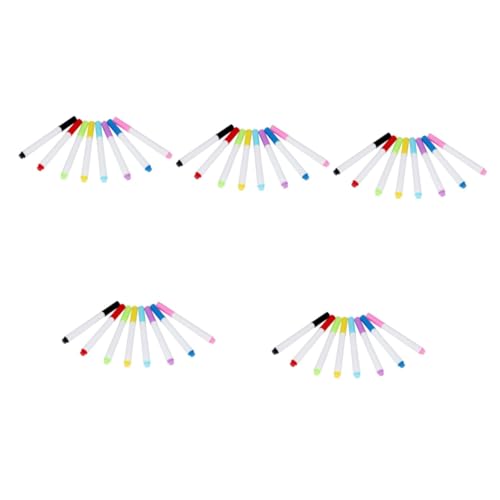 OSALADI 5 Sätze Teiliges Abwischbarer Marker Für Whiteboards Wasserbasierte Für Kreative Zeichnungen Und Notizen 8 Stücke * 5 OSALADI 5 Sätze Teiliges Abwischbarer Marker Für Whiteboards Wasserbasierte Für Kreative Zeichnungen Und Notizen 8 Stücke * 5 von OSALADI