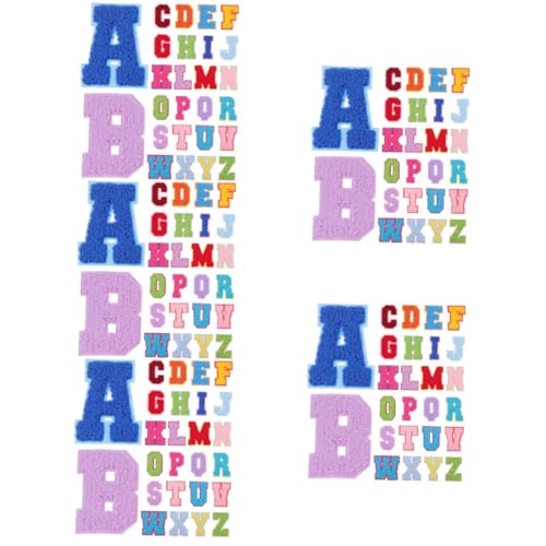 OSALADI 5 Sätze Teiliges Buchstaben Patch Für Kleidung Diy Bügelbilder Farbenfrohe Buchstabenaufnäher Zum Verzieren Und Reparieren Von Textilien Taschen Und Mehr 26 Stücke * 5 OSALADI 5 Sätze Teiliges Buchstaben Patch Für Kleidung Diy Bügelbilder Farbenfrohe Buchstabenaufnäher Zum Verzieren Und Reparieren Von Textilien Taschen Und Mehr 26 Stücke * 5 von OSALADI