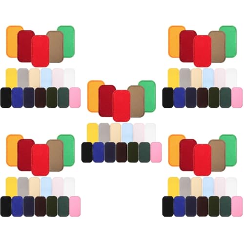 OSALADI 5 Sätze Teiliges Set Bestickte Patches Zum Aufnähen Für Kleidung Taschen Und Diy Projekte Hochwertige Langlebige Applikationen Für Kreative Bastelideen 18 Stücke * 5 von OSALADI