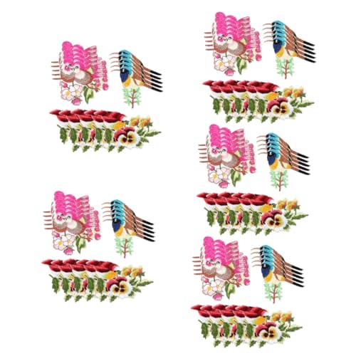 OSALADI 5 Sätze Teiliges Vogel Patch Applikations Patches Für Kleidung Aufbügel Und Näh Für Jeans Taschen Und Mehr Für Kreative Diy Projekte 15 Stücke * 5 OSALADI 5 Sätze Teiliges Vogel Patch Applikations Patches Für Kleidung Aufbügel Und Näh Für Jeans Taschen Und Mehr Für Kreative Diy Projekte 15 Stücke * 5 von OSALADI