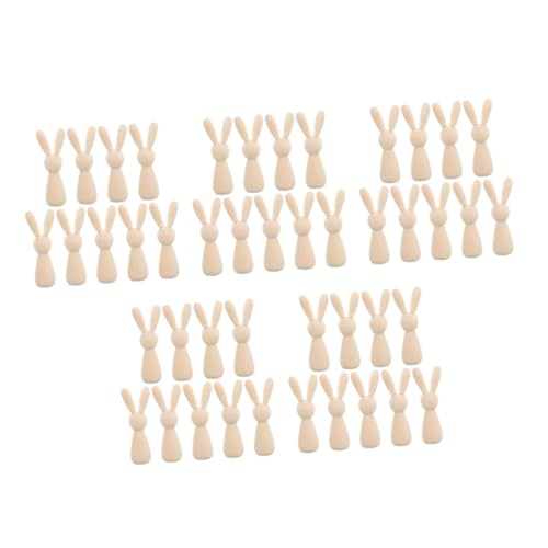 OSALADI 5 Sätze Unvollendetes Holzspielzeug Pack Peg Dolls Holz Unbemalt Für Bastelprojekte Für Raumdekoration 10 Stück * 5 OSALADI 5 Sätze Unvollendetes Holzspielzeug Pack Peg Dolls Holz Unbemalt Für Bastelprojekte Für Raumdekoration 10 Stück * 5 von OSALADI