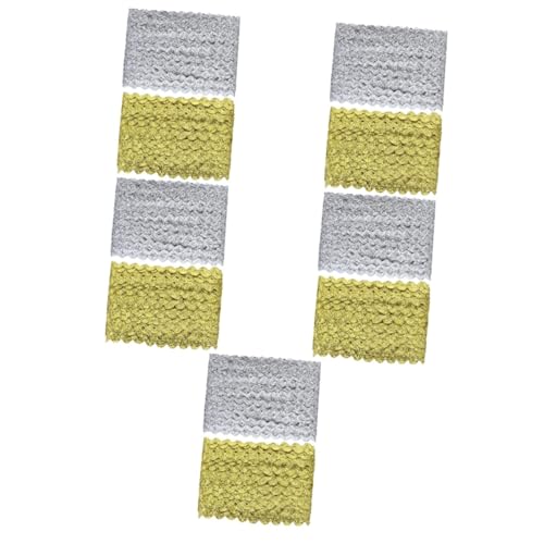 OSALADI 5 Sätze Wellige Spitze Hochzeit Geflochtene Verkleidung Zum Nähen Basteln Flechten Natürlich Polstergeflecht Nähen Trimmen Wellen-nähband Gewebte Trimm Zum Nähen Links 2 Rollen * 5 OSALADI 5 Sätze Wellige Spitze Hochzeit Geflochtene Verkleidung Zum Nähen Basteln Flechten Natürlich Polstergeflecht Nähen Trimmen Wellen-nähband Gewebte Trimm Zum Nähen Links 2 Rollen * 5 von OSALADI