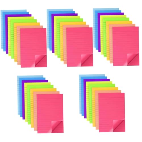OSALADI 5 Sätze -notizbuch Hochschule Bunt Klebrig Notizblock Kleine Notizen Notizbilder Praktische Notizblöcke Farbige Notizblöcke Glatt Schreibende Notizblöcke Papier 8 Stücke * 5 OSALADI 5 Sätze -notizbuch Hochschule Bunt Klebrig Notizblock Kleine Notizen Notizbilder Praktische Notizblöcke Farbige Notizblöcke Glatt Schreibende Notizblöcke Papier 8 Stücke * 5 von OSALADI