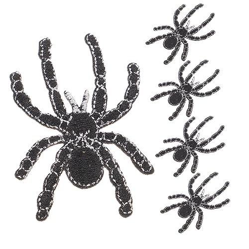 OSALADI 5 Stck Teiliges Besticktes Spinnen Patch zum Aufbügeln Lebensechte Tierapplikationen DIY Kleidung Deko für Jacken Rucksäcke Halloween und Party Waschbare Nähzubehör Applikationen OSALADI 5 Stck Teiliges Besticktes Spinnen Patch zum Aufbügeln Lebensechte Tierapplikationen DIY Kleidung Deko für Jacken Rucksäcke Halloween und Party Waschbare Nähzubehör Applikationen von OSALADI