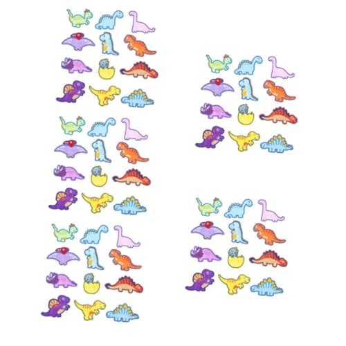 OSALADI 5 Stück 2 Cartoon Dinosaurier -Stoffaufkleber Flecken gestickte Aufnäher Stickereiflicken für Kleidung Jungs Kleiderflicken Aufnäher in Dinosaurierform Polyester OSALADI 5 Stück 2 Cartoon Dinosaurier -Stoffaufkleber Flecken gestickte Aufnäher Stickereiflicken für Kleidung Jungs Kleiderflicken Aufnäher in Dinosaurierform Polyester von OSALADI