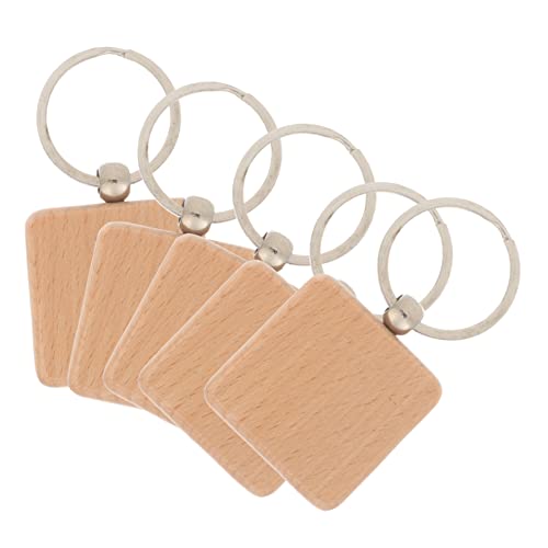 OSALADI 5 Stück Blanko Holz Schlüsselanhänger für Diy Gravuren Leicht und Tragbar für Kunstprojekte Personalisierbar für Besondere Anlässe OSALADI 5 Stück Blanko Holz Schlüsselanhänger für Diy Gravuren Leicht und Tragbar für Kunstprojekte Personalisierbar für Besondere Anlässe von OSALADI