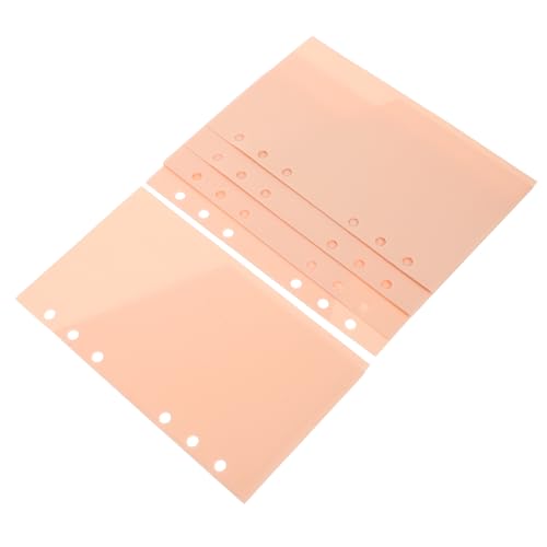 OSALADI 5 Stück Budget Taschen Einlagen aus Strapazierfähigem PP Flexible Transparente Einstecktaschen für Ringbuch für Kleine Budgetbücher Aufbewahrung von Karten und Notizen OSALADI 5 Stück Budget Taschen Einlagen aus Strapazierfähigem PP Flexible Transparente Einstecktaschen für Ringbuch für Kleine Budgetbücher Aufbewahrung von Karten und Notizen von OSALADI