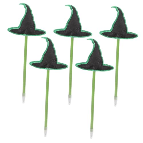 OSALADI 5 Stück Halloween Kugelschreiber mit Hexenhut Leichte Kompakte Zauberstab Stifte für Glattes Schreibgel als Partygeschenk Schul Bastelbedarf Handlich für Unterwegs OSALADI 5 Stück Halloween Kugelschreiber mit Hexenhut Leichte Kompakte Zauberstab Stifte für Glattes Schreibgel als Partygeschenk Schul Bastelbedarf Handlich für Unterwegs von OSALADI