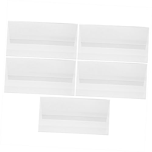 OSALADI 5 Stück Konferenztischkarten Büro Stichworte Stand Inhaber Namensträger Party Form Desktop-Namensschild Transparente Schilderhalter Bild steht für Anzeige Acryl OSALADI 5 Stück Konferenztischkarten Büro Stichworte Stand Inhaber Namensträger Party Form Desktop-Namensschild Transparente Schilderhalter Bild steht für Anzeige Acryl von OSALADI