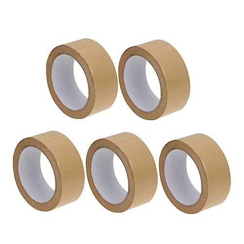 OSALADI 5 Stück Kraftpapier Klebeband Einfarbigen Designs für Diy Bastelprojekte Stark Haftend für Geschenkpäckchen und Anwendungen OSALADI 5 Stück Kraftpapier Klebeband Einfarbigen Designs für Diy Bastelprojekte Stark Haftend für Geschenkpäckchen und Anwendungen von OSALADI