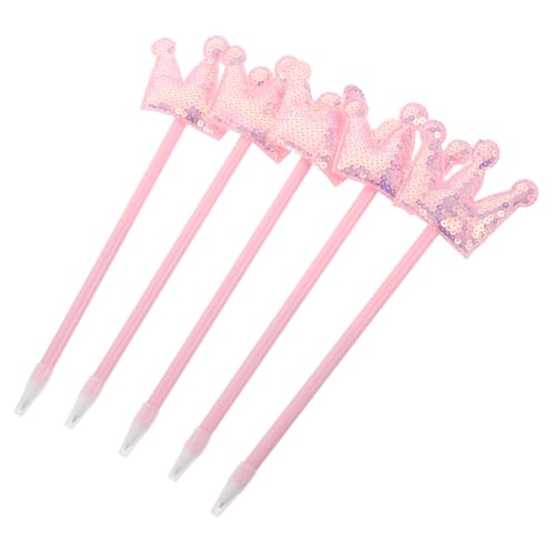 OSALADI 5 Stück Kreative Glitzer Kugelschreiber mit Kronen-motiv Glitzernde Schreibstifte für Halloween Hexenparty Schulbelohnungen und Bürobedarf Niedliche Geschenkidee für Mädchen und OSALADI 5 Stück Kreative Glitzer Kugelschreiber mit Kronen-motiv Glitzernde Schreibstifte für Halloween Hexenparty Schulbelohnungen und Bürobedarf Niedliche Geschenkidee für Mädchen und von OSALADI