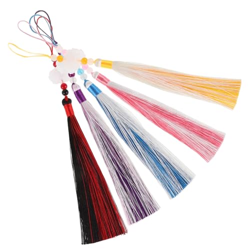 OSALADI 5 Stück Lotus-Anhänger Hanfu-Quastenanhänger Chinesischer Quastenanhänger chinesische Taillenquaste chinesische quastenverzierung Quaste im chinesischen Stil Stoff OSALADI 5 Stück Lotus-Anhänger Hanfu-Quastenanhänger Chinesischer Quastenanhänger chinesische Taillenquaste chinesische quastenverzierung Quaste im chinesischen Stil Stoff von OSALADI