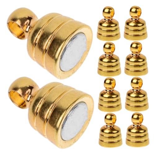 OSALADI 5 Stück Magnetarmband Schmuck Halskette Für Verschlüsse Schließungen Magnetverschluss Selber Machen Magnetverschluss-anschlüsse Magnetischer Diy-verschluss Kupfer Golden OSALADI 5 Stück Magnetarmband Schmuck Halskette Für Verschlüsse Schließungen Magnetverschluss Selber Machen Magnetverschluss-anschlüsse Magnetischer Diy-verschluss Kupfer Golden von OSALADI
