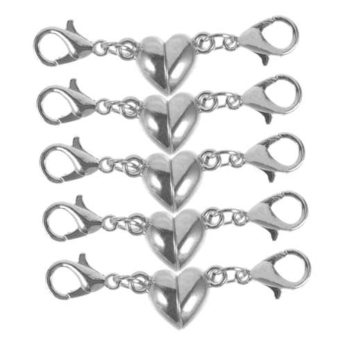 OSALADI 5 Stück Magnetschnallenschmuck Magnetverschlüsse Schlüssel Verschlüsse Für Schmuck Layering-halskettenverschluss Schmuck Verschluss Kettenverschluss Ersetzen Kupferlegierung Silber OSALADI 5 Stück Magnetschnallenschmuck Magnetverschlüsse Schlüssel Verschlüsse Für Schmuck Layering-halskettenverschluss Schmuck Verschluss Kettenverschluss Ersetzen Kupferlegierung Silber von OSALADI