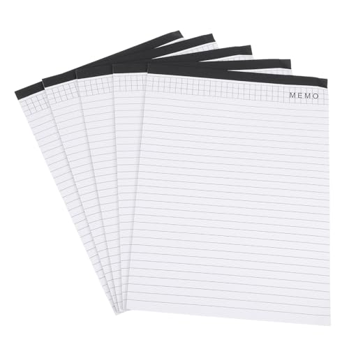 OSALADI 5 Stück Notizbuch Bulk-notizbücher Notizblock Büro Memo Notizbilder Legale Blöcke Executive-notizbücher Schule Schmucklos Unterlage Notizblöcke Abreißen Pads Zerreißbar Papier von OSALADI