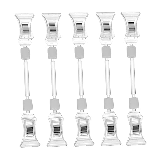 OSALADI 5 Stück Preisschildhalter Clips Tragbare und Leichte Etikettenständer für Supermärkte und Geschäfte Praktische Halterungen für Preisschilder und Etiketten Einfach zu OSALADI 5 Stück Preisschildhalter Clips Tragbare und Leichte Etikettenständer für Supermärkte und Geschäfte Praktische Halterungen für Preisschilder und Etiketten Einfach zu von OSALADI