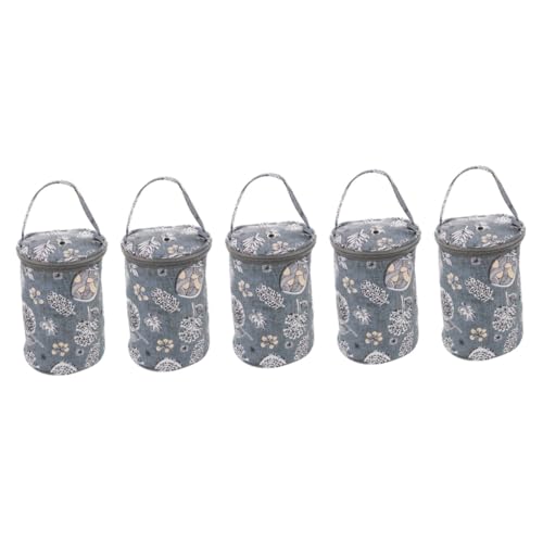 OSALADI 5 Stück Projekttaschen häkeln Aufbewahrungstasche wolle Garnsack Nähen Stricken - grob Strick-Organizer gehäkelte Tasche Gehäkelte Reisetasche Stricktasche Taschen stricken Stoff OSALADI 5 Stück Projekttaschen häkeln Aufbewahrungstasche wolle Garnsack Nähen Stricken - grob Strick-Organizer gehäkelte Tasche Gehäkelte Reisetasche Stricktasche Taschen stricken Stoff von OSALADI
