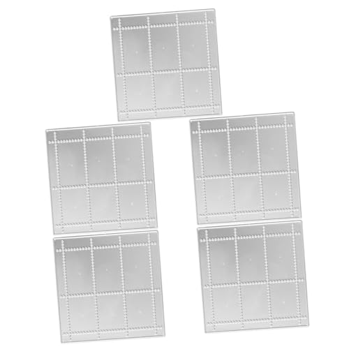 OSALADI 5 Stück Schimmel schneiden Handwerk Prägung geprägt Porto Stempel dekorative Papierstanzformen Schneidwerkzeug Stanzform für Briefmarken Metallschablone Kohlenstoffstahl Silber von OSALADI