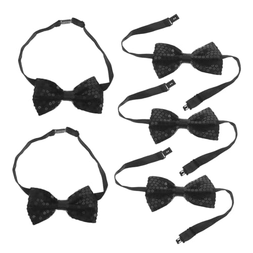 OSALADI 5 Stück Schleife Dekoration Verstellbare Fliegen Paillettenfliegen Für Männer Vorgebunden Fliegen Für Party Fliege Mit Pailletten Fliege Für Party Fliege Für Bankett Black Plastik OSALADI 5 Stück Schleife Dekoration Verstellbare Fliegen Paillettenfliegen Für Männer Vorgebunden Fliegen Für Party Fliege Mit Pailletten Fliege Für Party Fliege Für Bankett Black Plastik von OSALADI