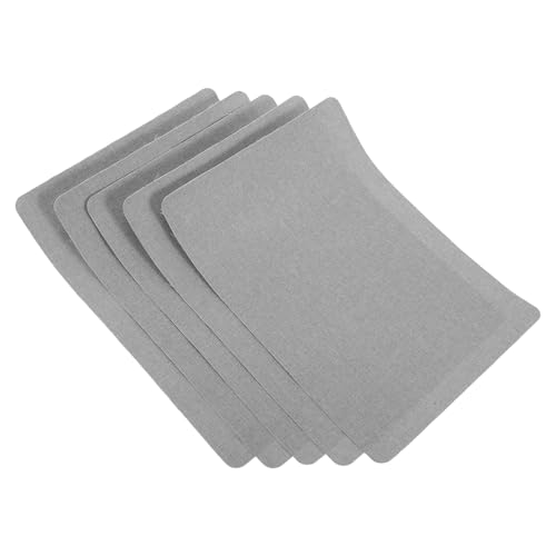 OSALADI 5 Stück Selbstklebender Leinenflicken Stoffflicken für Möbel Reparaturband aus Segeltuch Gewebeband für Möbel Stoffreparaturflicken Polsterreparaturset Grey OSALADI 5 Stück Selbstklebender Leinenflicken Stoffflicken für Möbel Reparaturband aus Segeltuch Gewebeband für Möbel Stoffreparaturflicken Polsterreparaturset Grey von OSALADI