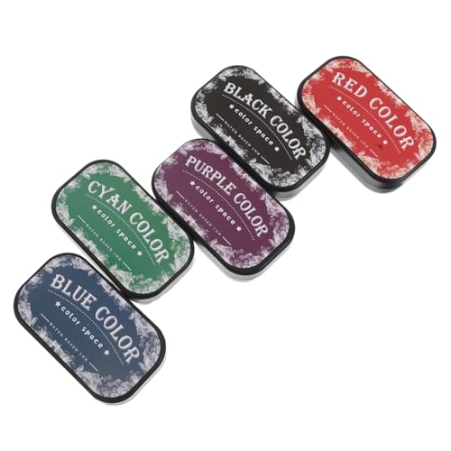 OSALADI 5 Stück Stempelkissen Büro Briefmarken Bastelfleischstempelpolster Basteln Tintenstempel Journaling Ink Pad Nachfülltinte Für Stempel Vintage Ink Pads Stempel Zum Basteln Öldruck OSALADI 5 Stück Stempelkissen Büro Briefmarken Bastelfleischstempelpolster Basteln Tintenstempel Journaling Ink Pad Nachfülltinte Für Stempel Vintage Ink Pads Stempel Zum Basteln Öldruck von OSALADI