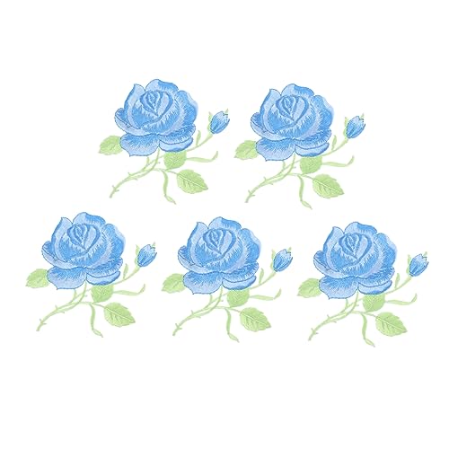 OSALADI 5 Stück Stickmaterialien Stickereiapplikationen Stickerei-patches Blumen Patches Nähen Flecken Aufnäher Süß Gestickte Anwendung Reparatur Gestickte Aufnäher Bestickt Stickgarn Blau OSALADI 5 Stück Stickmaterialien Stickereiapplikationen Stickerei-patches Blumen Patches Nähen Flecken Aufnäher Süß Gestickte Anwendung Reparatur Gestickte Aufnäher Bestickt Stickgarn Blau von OSALADI
