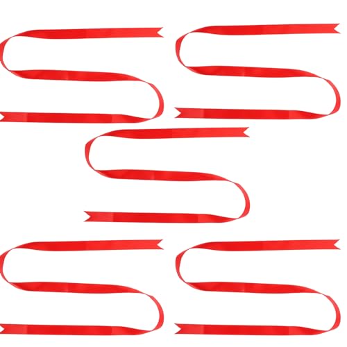OSALADI 5 Stück Swallowtail Bogen Schärpe Haarbänder Samtband Schwarzes Band Sackleinenband Partyband Geschenkband Paketband Geschenkverpackungsband Bulk-Band Polyester rot OSALADI 5 Stück Swallowtail Bogen Schärpe Haarbänder Samtband Schwarzes Band Sackleinenband Partyband Geschenkband Paketband Geschenkverpackungsband Bulk-Band Polyester rot von OSALADI