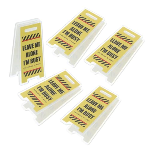 OSALADI 5 Stück Teiliges Acryl-notizhalter Witzigem Warnschild-design Doppelseitiger Memo-clip für Lehrer und Büro Praktische Schreibtisch-accessoires zur Organisation Wesentlicher Notizen OSALADI 5 Stück Teiliges Acryl-notizhalter Witzigem Warnschild-design Doppelseitiger Memo-clip für Lehrer und Büro Praktische Schreibtisch-accessoires zur Organisation Wesentlicher Notizen von OSALADI