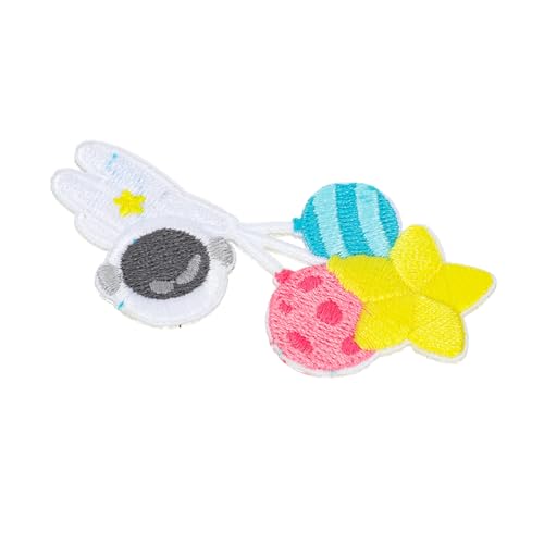 OSALADI 5 Stück Teiliges Astronauten Stickapplikationen Diy Patches für Kleidung Taschen Hüte und Mehr Einfach Anzubringen Realistische Designs von OSALADI