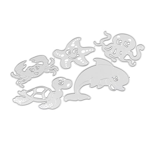 OSALADI 5 Stück Teiliges Carbonstahl Stanzformen für Diy Tier Schablonen Kreative Bastelvorlagen für Scrapbooking und Kartenherstellung Design OSALADI 5 Stück Teiliges Carbonstahl Stanzformen für Diy Tier Schablonen Kreative Bastelvorlagen für Scrapbooking und Kartenherstellung Design von OSALADI