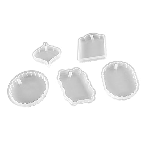 OSALADI 5 Stück Teiliges Diy Silikon Schmuckgussform Kreative Epoxidharz Gießformen für Anhänger und Dekorationen Ellipsen Rund für Handarbeiten OSALADI 5 Stück Teiliges Diy Silikon Schmuckgussform Kreative Epoxidharz Gießformen für Anhänger und Dekorationen Ellipsen Rund für Handarbeiten von OSALADI